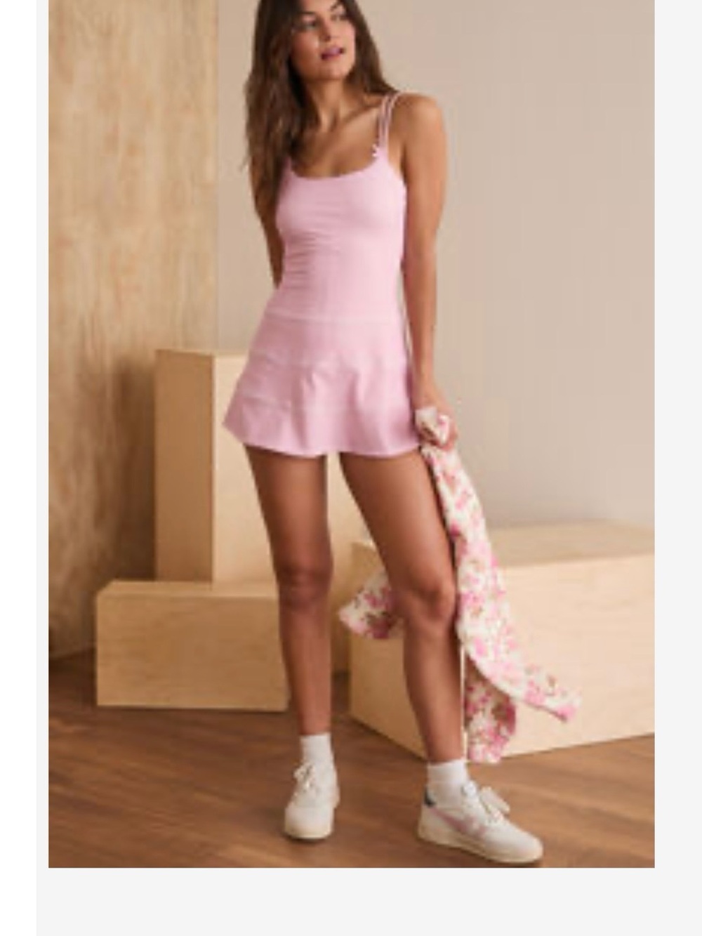 Altar'd State Serves Up Gingham Dress- Pink